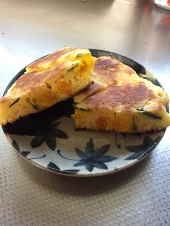 HMで作る♪南瓜のホットケーキ(^^)-レシピのメイン写真