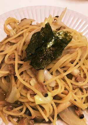 簡単楽々！麺つゆで絶品和風パスタ♪-レシピのメイン写真