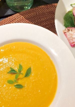かぼちゃとじゃが芋のスープ 白ワイン風味-レシピのメイン写真