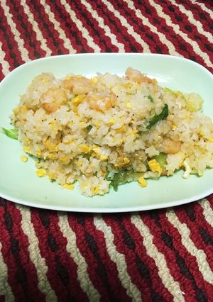 子供もパクパク！マヨでエビとレタスの炒飯-レシピのメイン写真