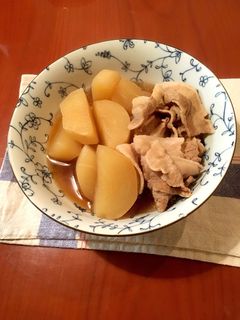 大根と豚肉の煮物 おふくろの味☆-レシピのメイン写真