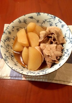 大根と豚肉の煮物 おふくろの味☆-レシピのメイン写真