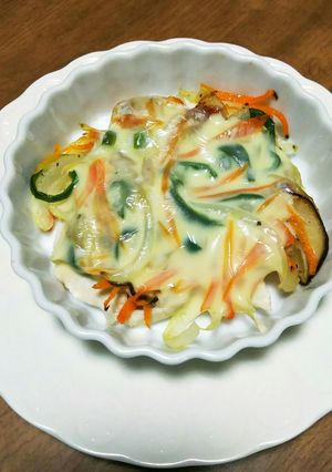 ササミと野菜のチーズのせ-レシピのメイン写真