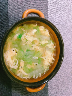白菜と卵のスープ-レシピのメイン写真