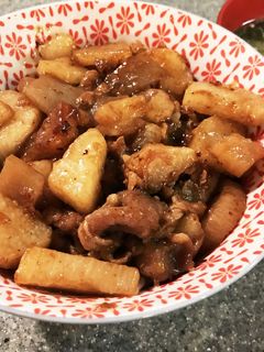 豚肉と長芋の中華丼by acco食堂-レシピのメイン写真