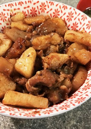 豚肉と長芋の中華丼by acco食堂-レシピのメイン写真