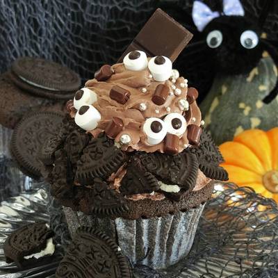 簡単ハロウィン☆目玉のチョコカップケーキ by BiBiすみれ 
