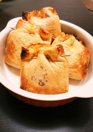 小あげの納豆キムチチーズ包み焼き♪-レシピのメイン写真