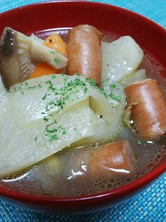 ニンニク生姜で体ポカポカ根菜ポトフ-レシピのメイン写真