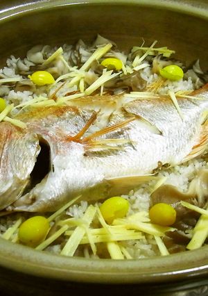 土鍋で本格鯛飯☆-レシピのメイン写真