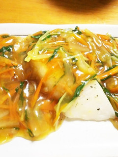 カレイの野菜たっぷりあんかけ-レシピのメイン写真