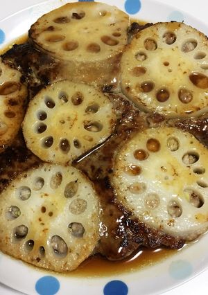 レンコンのはさまない焼き-レシピのメイン写真