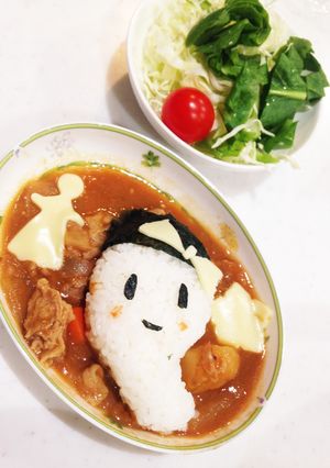 カレーライスでプチハロウィンパーティー-レシピのメイン写真