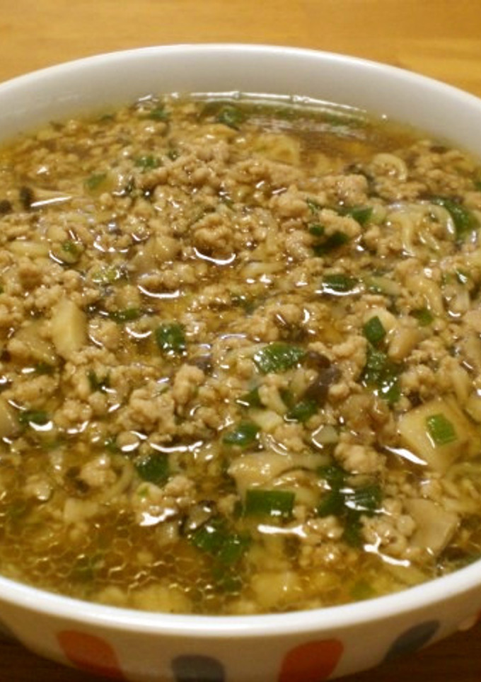 ひき肉のとろりラーメン-レシピのメイン写真