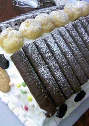 でっかく作ろう！クリスマスケーキハウス-レシピのメイン写真