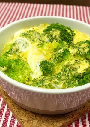 レンジで簡単！ブロッコリーのにんマヨ卵-レシピのメイン写真