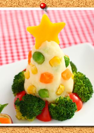 クリスマスに！ポテサラツリー-レシピのメイン写真