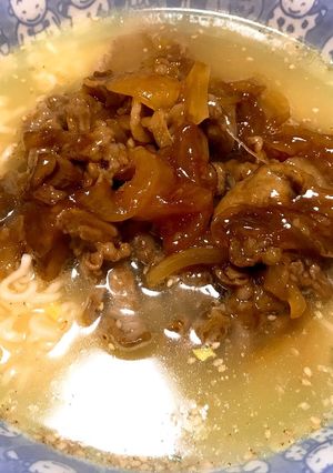 ☆豚の生姜焼きあんかけらーめん☆-レシピのメイン写真