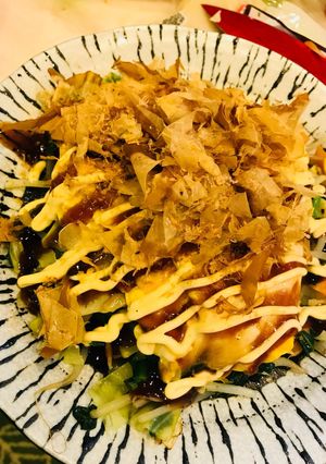 野菜たっぷり簡単肉なしとんぺい焼き-レシピのメイン写真