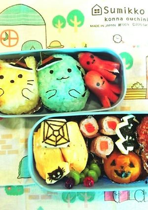 すみっコぐらし ハロウィン キャラ弁-レシピのメイン写真