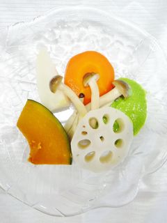 温野菜のグリーンソースかけ-レシピのメイン写真