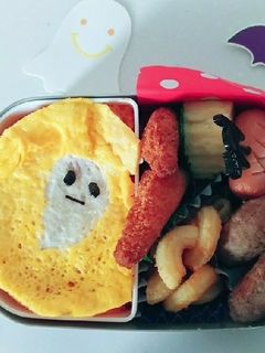 幼稚園年少さんお弁当☆ハロウィン-レシピのメイン写真