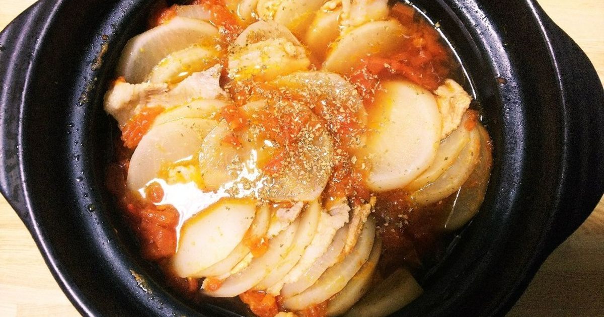 かぶと豚バラのミルフィーユ鍋 by 百舌てりやきバーガー