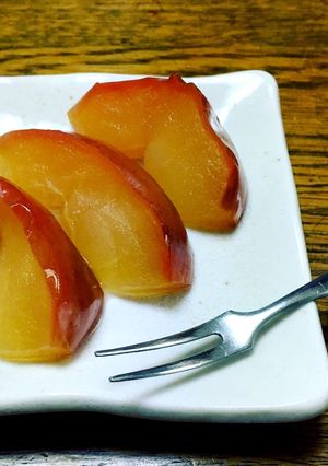 喉からくる風邪に♡蜂蜜りんご-レシピのメイン写真