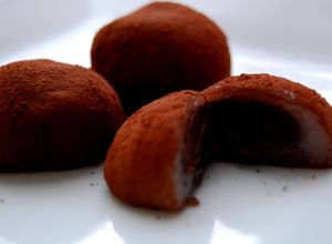 バレンタインに♪一口サイズの生チョコ大福-レシピのメイン写真