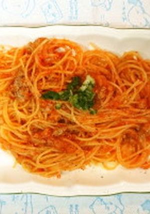 トマト缶の挽肉パスタ-レシピのメイン写真