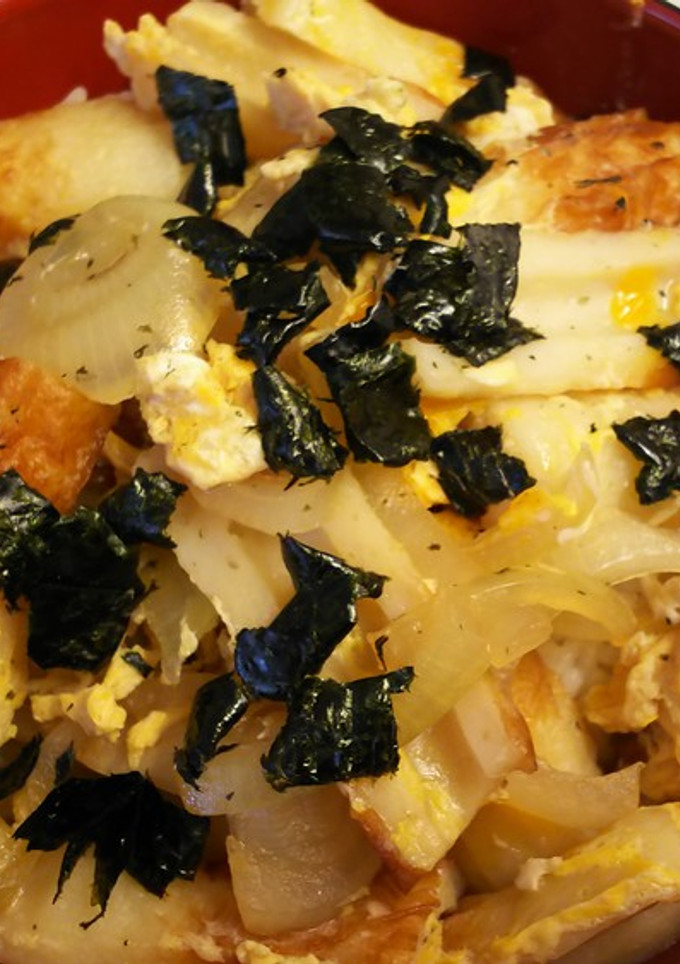 ちくわと玉ねぎ丼-レシピのメイン写真