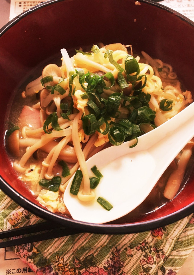 きのこと卵のあつあつ♡幸せとろみ麺-レシピのメイン写真