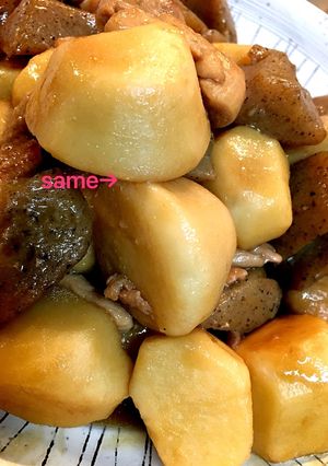 しっかり味＊里芋と鶏肉とこんにゃくの煮物-レシピのメイン写真