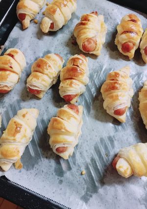 冷凍パイシートで簡単フランクフルトパイ！-レシピのメイン写真