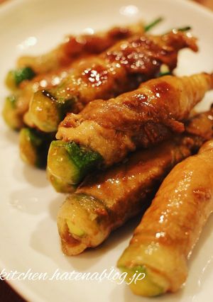 おつまみにもおススメ！オクラの肉巻き-レシピのメイン写真