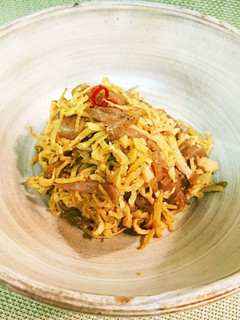 切干大根とこんにゃく生姜炒め煮-レシピのメイン写真