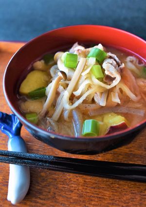 乾燥野菜でめった汁（石川県 郷土料理）-レシピのメイン写真