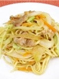 しいたけパウダーのねぎ塩豚焼きそば-レシピのメイン写真