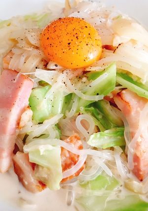 糸こんクリームパスタ-レシピのメイン写真