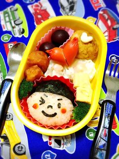 キャラ弁 簡単 顔弁♡-レシピのメイン写真