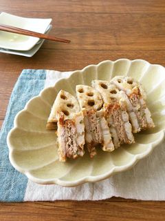 れんこんのはさみ揚げ☆お弁当にも♪-レシピのメイン写真