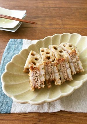 れんこんのはさみ揚げ☆お弁当にも♪-レシピのメイン写真