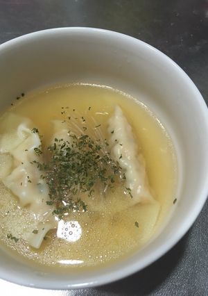 ☆時短☆簡単☆餃子スープ☆-レシピのメイン写真