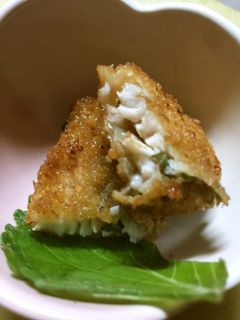 アジの梅肉大葉はさみフライ-レシピのメイン写真