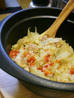 トマトとごぼうの炊き込みご飯-レシピのメイン写真