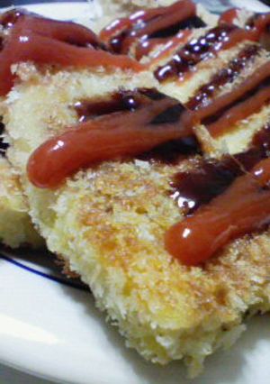 凍らせ豆腐の焼きカツ-レシピのメイン写真
