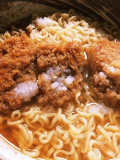 チキンカツのみぞれ煮風ラーメン-レシピのメイン写真