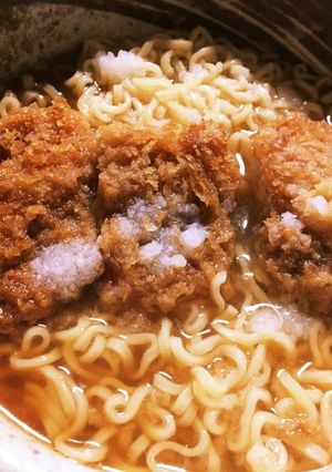 チキンカツのみぞれ煮風ラーメン-レシピのメイン写真