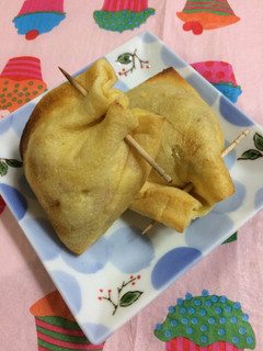 おつまみ風、納豆の巾着焼き。-レシピのメイン写真