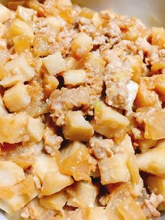 アレンジ肉味噌☆ひき肉と里芋の味噌炒め-レシピのメイン写真